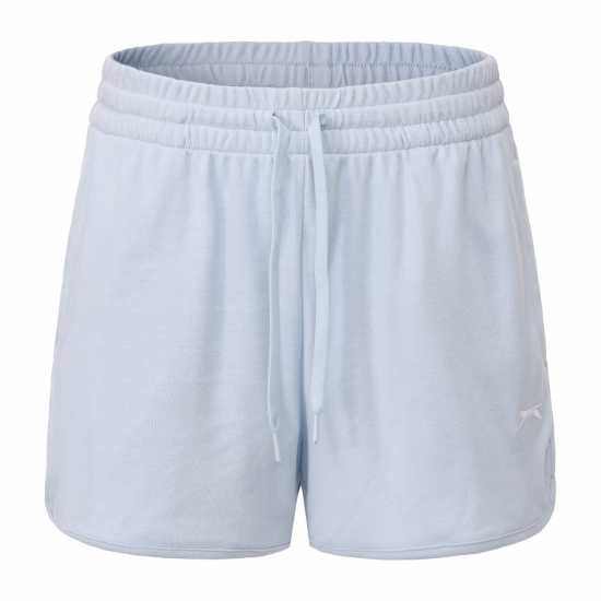 Slazenger Дамски Шорти Fleece Interlock Shorts Womens Light Blue Slazenger Дамски Шорти Fleece Interlock Shorts Womens Light Blue