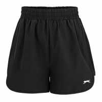 Slazenger Дамски Шорти Comfort Shorts Womens Черно Дамски къси панталони