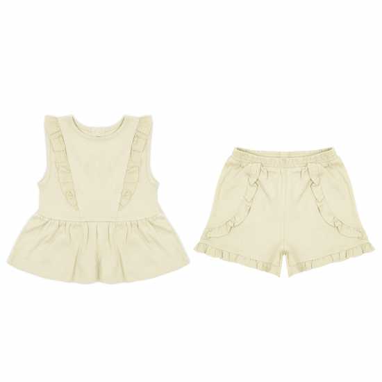 Firetrap Frill Top Set Babies Бежово Бебешки дрехи