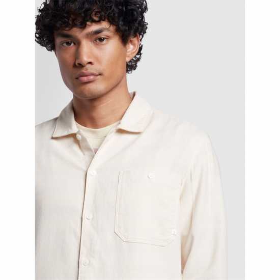 Мъжки ризи Риза С Дълъг Ръкав Farah Campbell Long Sleeve Shirt Collar Крем Риза С Дълъг Ръкав Farah Campbell Long Sleeve Shirt Collar Крем Мъжки ризи