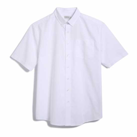 Мъжки ризи Farah Farah Drayton Short Sleeve Shirt Бяло Farah Farah Drayton Short Sleeve Shirt Бяло Мъжки ризи
