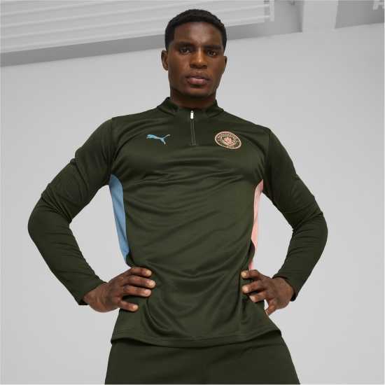 Мъжки горнища с цип Puma Manchester City Training Top 2024 2025 Adults Puma Manchester City Training Top 2024 2025 Adults Мъжки горнища с цип