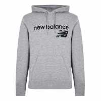 New Balance Stack Logo Oth Sn41 Grey/Black Мъжки суитчъри и блузи с качулки