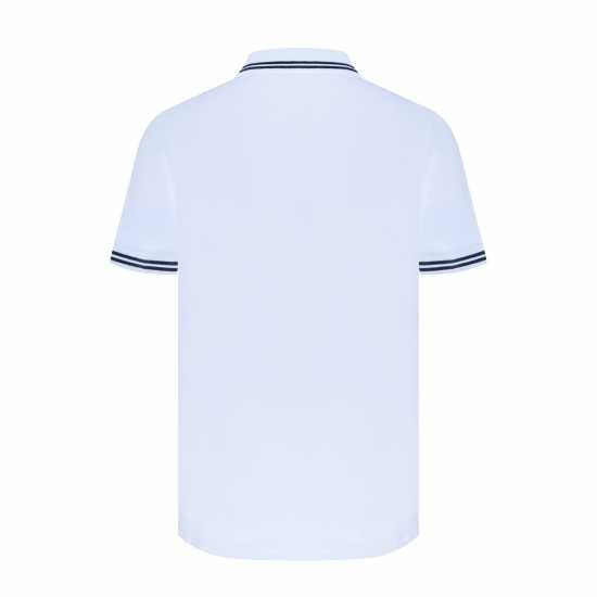 Firetrap Мъжка Блуза С Яка Lazer Polo Shirt Mens Бяло 