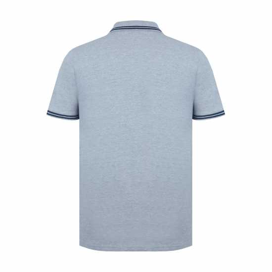 Firetrap Мъжка Блуза С Яка Lazer Polo Shirt Mens Сив марл 