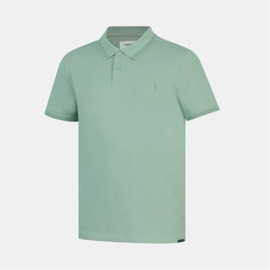 Firetrap Мъжка Блуза С Яка Lazer Polo Shirt Mens LightGreen 