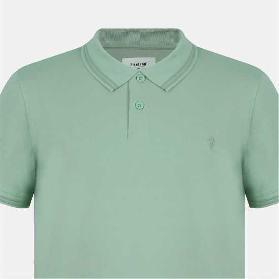 Firetrap Мъжка Блуза С Яка Lazer Polo Shirt Mens LightGreen 