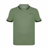 Firetrap Мъжка Блуза С Яка Lazer Polo Shirt Mens Green Мъжко облекло за едри хора
