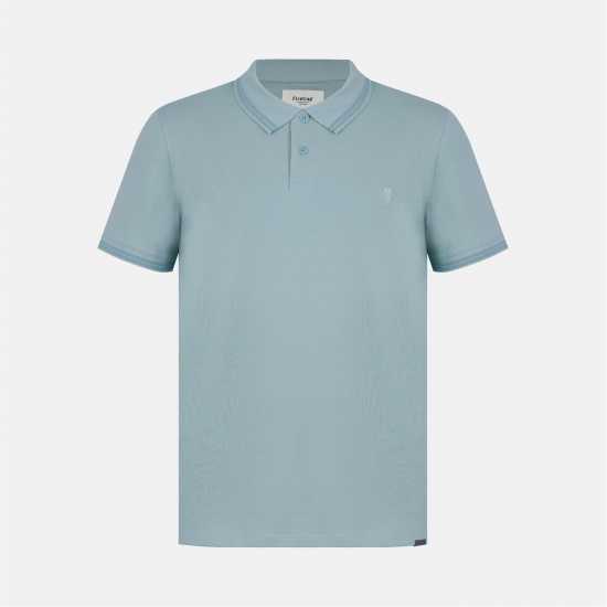 Firetrap Мъжка Блуза С Яка Lazer Polo Shirt Mens Blue 
