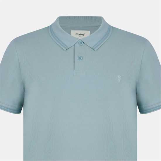 Firetrap Мъжка Блуза С Яка Lazer Polo Shirt Mens Blue 
