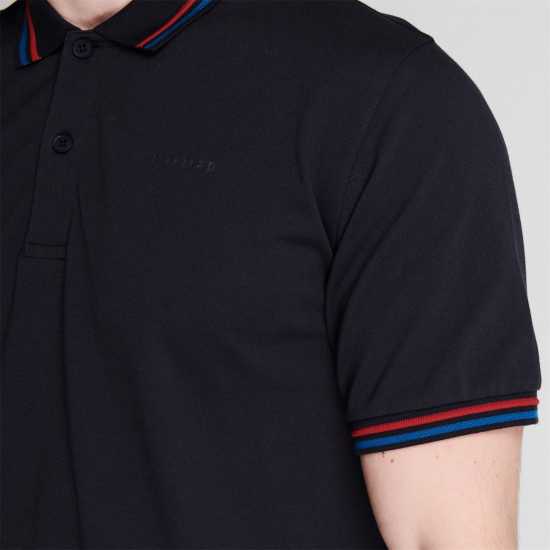 Firetrap Мъжка Блуза С Яка Lazer Polo Shirt Mens Navy Мъжко облекло за едри хора