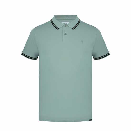 Firetrap Мъжка Блуза С Яка Lazer Polo Shirt Mens Зелено 