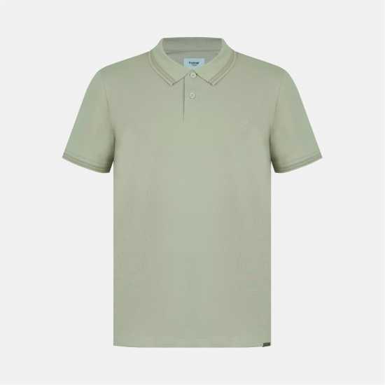 Firetrap Мъжка Блуза С Яка Lazer Polo Shirt Mens Beige 