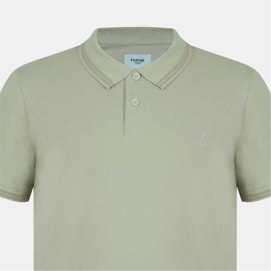 Firetrap Мъжка Блуза С Яка Lazer Polo Shirt Mens Beige 