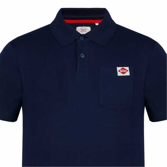 Lee Cooper Мъжка Блуза С Яка Essential Polo Shirt Mens Navy Мъжки тениски с яка