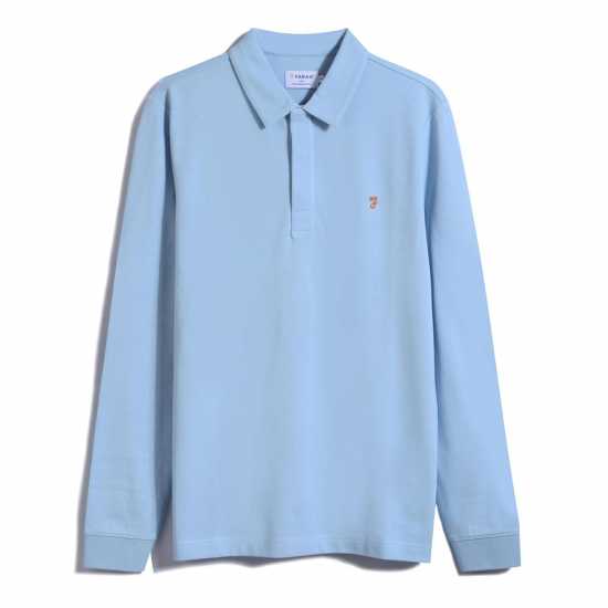 Блуза С Яка Farah Haslam Polo Shirt True Navy 412 Мъжки тениски с яка