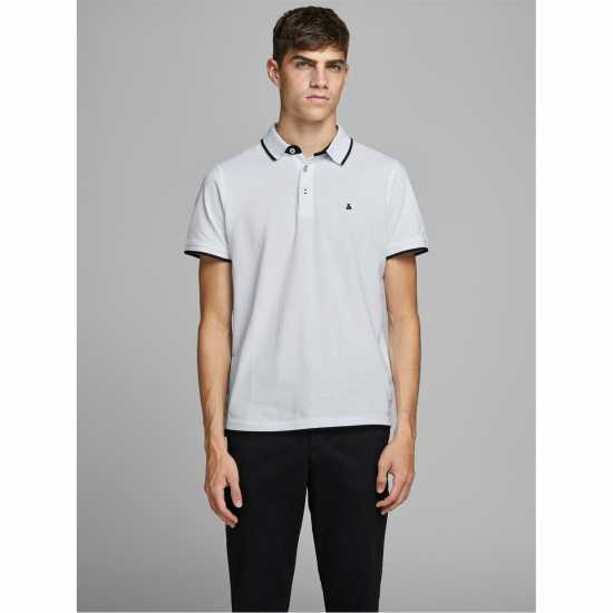 Jack And Jones Блуза С Яка Paulos Tipped Pique Short Sleeve Polo Shirt