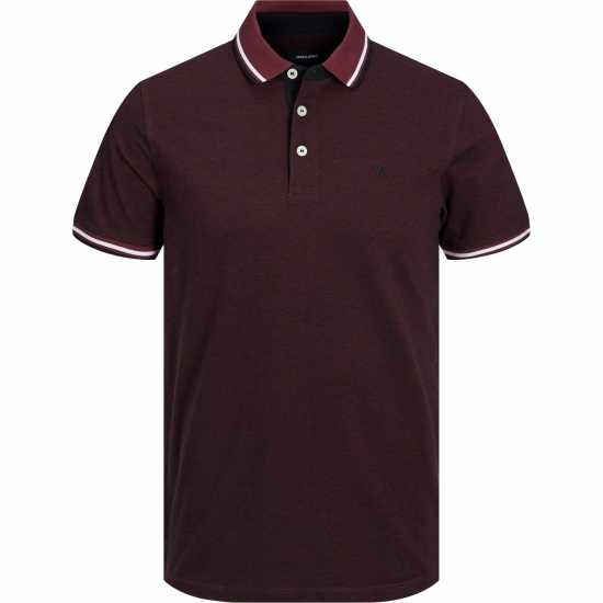 Jack And Jones Блуза С Яка Paulos Tipped Pique Short Sleeve Polo Shirt