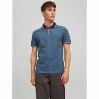 Jack And Jones Блуза С Яка Paulos Tipped Pique Short Sleeve Polo Shirt