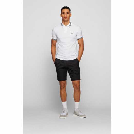 Hugo Boss Блуза С Яка Paul Pique Polo Shirt White 100 - Holiday Essentials