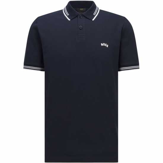 Hugo Boss Блуза С Яка Paul Pique Polo Shirt Navy 402 Holiday Essentials