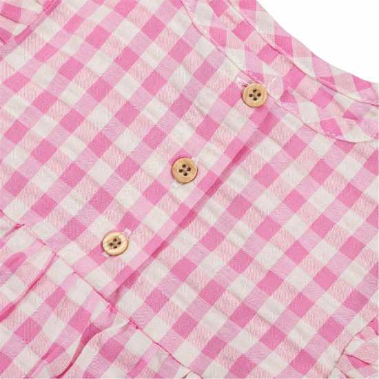 Baby Girl Gingham Top And Short Set