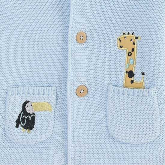 Baby Boy Safari Knitted Jacket