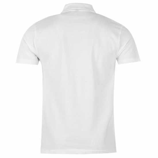 Donnay Блуза С Яка Two Pack Polo Shirts Mens White Мъжко облекло за едри хора