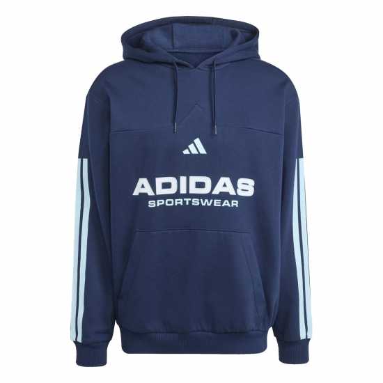 Adidas House Of Tiro Nations Pack Hoodie Adults Светло синьо/Бяло Мъжки суитчъри и блузи с качулки