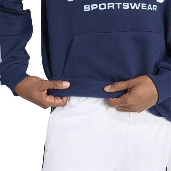 Adidas House Of Tiro Nations Pack Hoodie Adults Светло синьо/Бяло Мъжки суитчъри и блузи с качулки