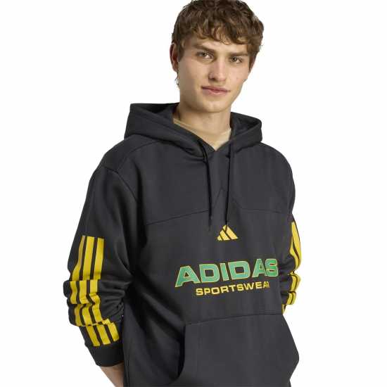 Adidas House Of Tiro Nations Pack Hoodie Adults Черно/Злато Мъжки суитчъри и блузи с качулки