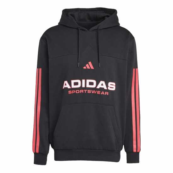 Adidas House Of Tiro Nations Pack Hoodie Adults Black/Ruby Red Adidas House Of Tiro Nations Pack Hoodie Adults Black/Ruby Red