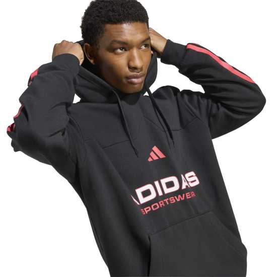 Adidas House Of Tiro Nations Pack Hoodie Adults Black/Ruby Red Adidas House Of Tiro Nations Pack Hoodie Adults Black/Ruby Red