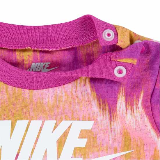 Nike Prnt Clb Romper Bb99 Pink Foam Бебешки дрехи