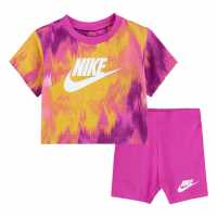 Nike Bxy T & B Sht S Bb99 Active Fuchsia Бебешки дрехи
