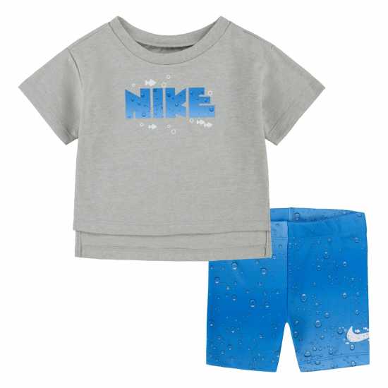 Nike Cral T & Shrt S Bb99 University Blue Бебешки дрехи
