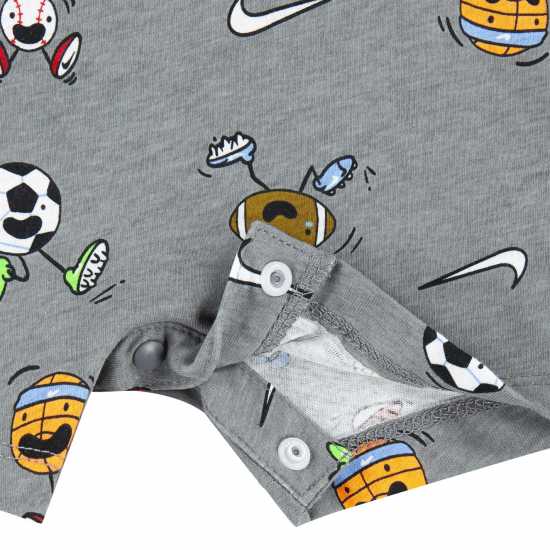 Nike Nikemoji Romper Bb99 Smoke Grey Бебешки дрехи