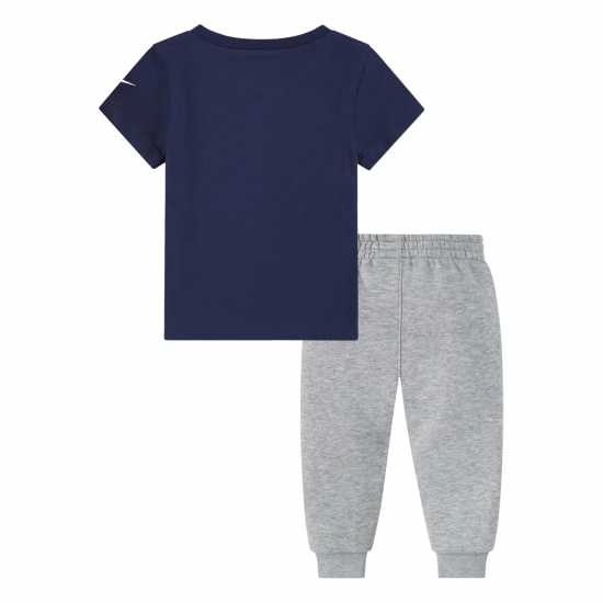 Nike Tee Pant Set Bb99 Dark Grey Бебешки дрехи