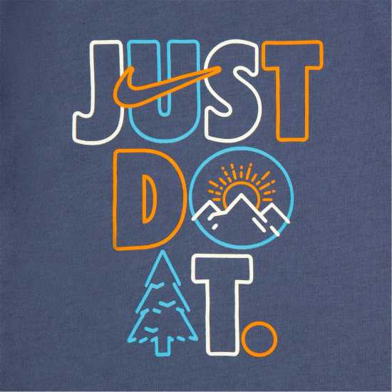 Nike All Over Print T-Shirt And Shorts Set Infants Многоцветно Nike All Over Print T-Shirt And Shorts Set Infants Многоцветно