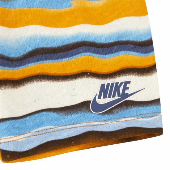 Nike All Over Print T-Shirt And Shorts Set Infants Многоцветно Nike All Over Print T-Shirt And Shorts Set Infants Многоцветно