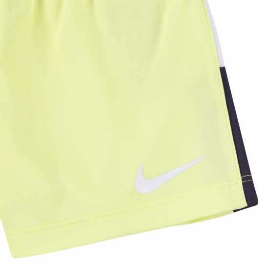 Nike Block Short Set Bb99 Lemon Twist Бебешки дрехи