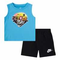 Nike Muscle Shrt Set Bb99 Black Бебешки дрехи