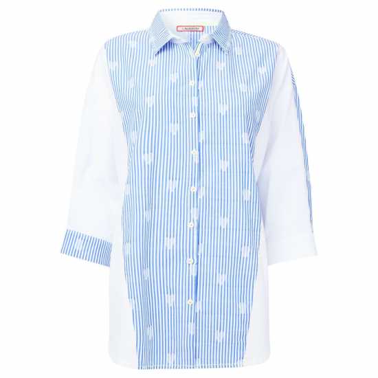 Joe Brown Blue And White Shirt  Дамски ризи и тениски