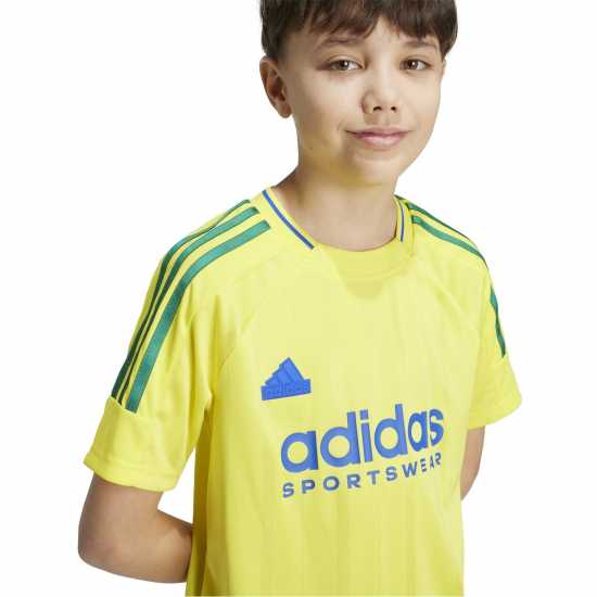 Adidas House Of Tiro Nation Pack T-Shirt Juniors Жълто/Синьо/Зелено Детски тениски и фланелки