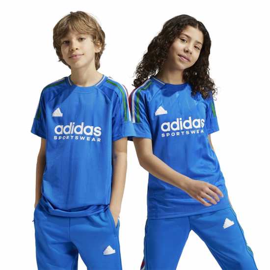 Детски тениски и фланелки Adidas House Of Tiro Nation Pack T-Shirt Juniors Синьо Adidas House Of Tiro Nation Pack T-Shirt Juniors Синьо Детски тениски и фланелки