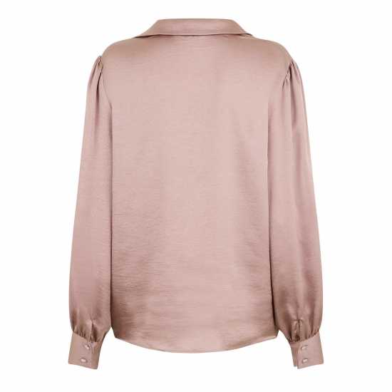 Дамски ризи и тениски Biba Тениска Wrap Front Shirt Тоуп Biba Тениска Wrap Front Shirt Тоуп Дамски ризи и тениски