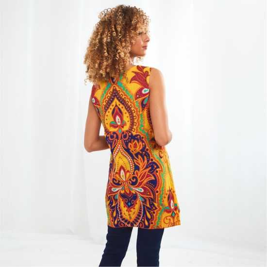 Дамски поли и рокли Joe Browns Joe Brown Pink And Yellow Tunic Joe Browns Joe Brown Pink And Yellow Tunic Дамски поли и рокли