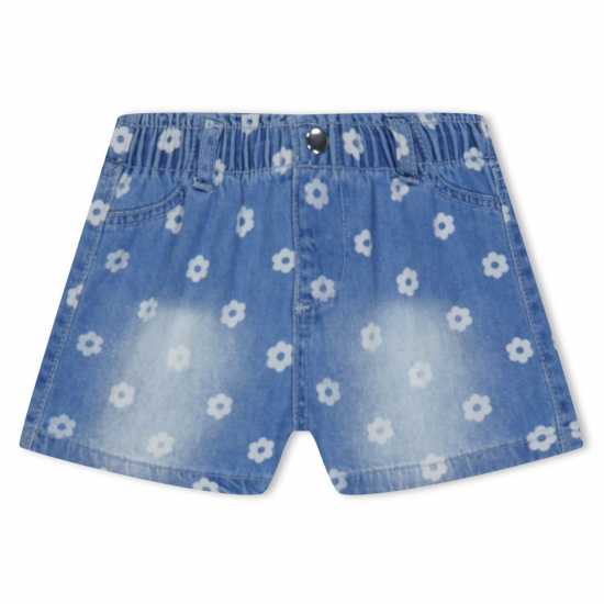 Десенирани Шорти Baby Girl Frill Top And Print Short Clothing Set  