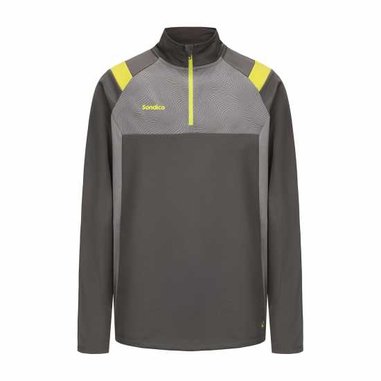 Мъжки горнища с цип Sondico Blaze Quarter Zip Football Drill Top Mens Sondico Blaze Quarter Zip Football Drill Top Mens Мъжки горнища с цип