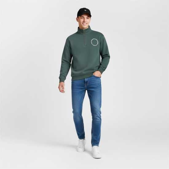 Men's Athletic Cotton Long Sleeve Funnel Neck Oversized Fit 1/4 Zip Fleece Men's Athletic Cotton Long Sleeve Funnel Neck Oversized Fit 1/4 Zip Fleece
